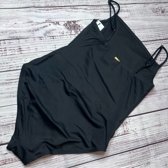 CK Calvin Klein One Piece Square Neck Swimsuit - Picture 2 of 4